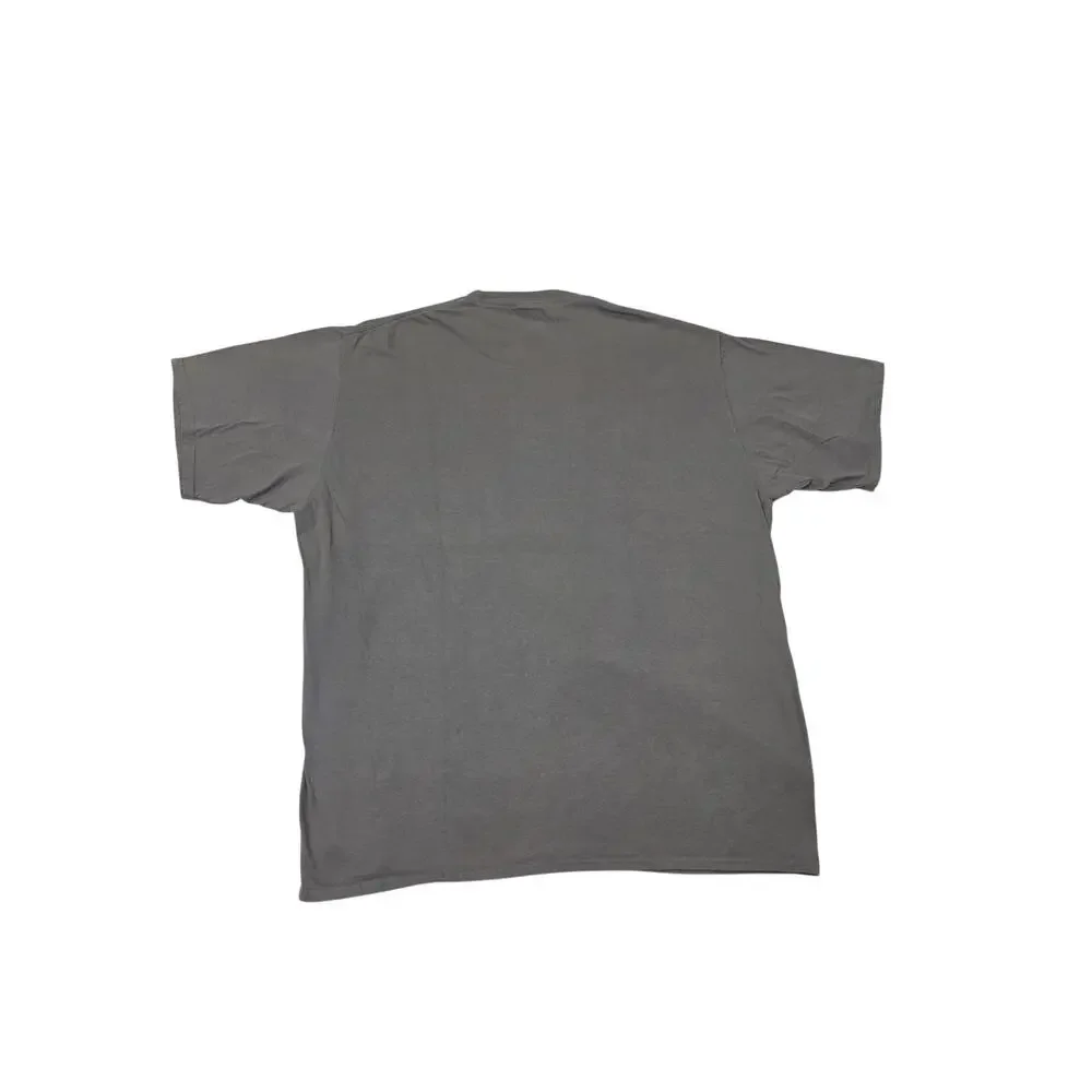 Port & Company Mens 2XL Graphic T Shirt The Legend Has Retired Dark Grey